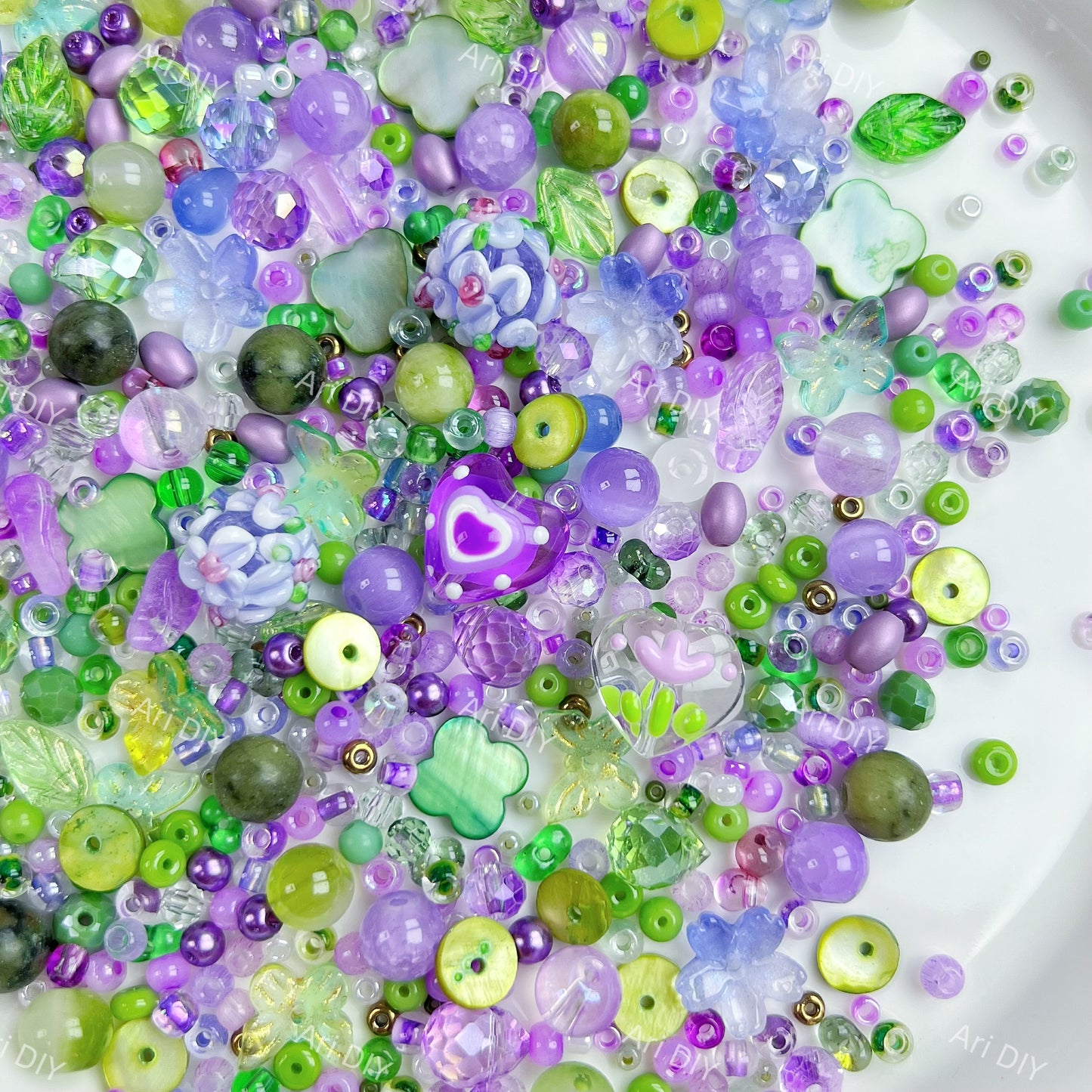 AriDIY Grapevine/(Top Level Seed Beads Color Combination-C26/(Only left 1 oz))