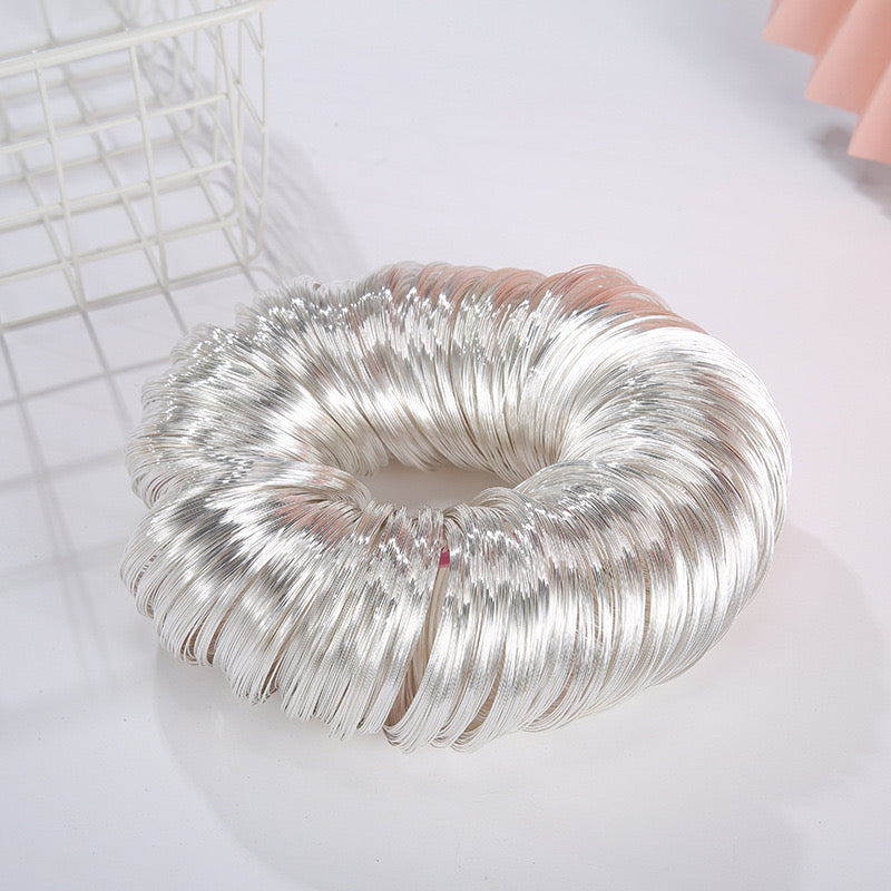 AriDIY Color Keeping Memory Wire 0.6*60mm 100 circle (Pick color in live, 5 colors in total)