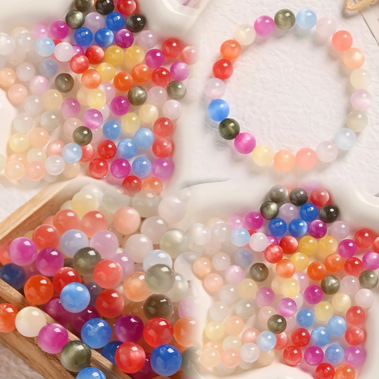 🔥BOGO🔥Light-changing Rainbow colors Glass Beads