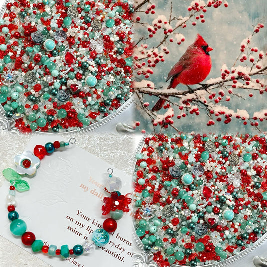 Ari Mix- Cardinal in Jade Frost