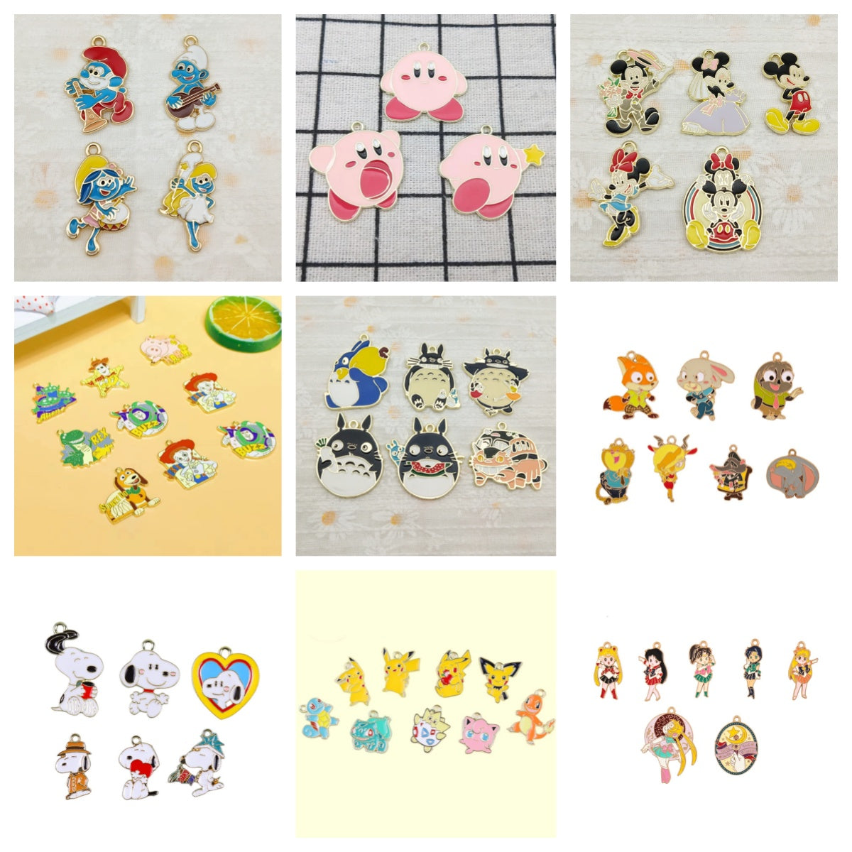 Mix Cartoon Pendents